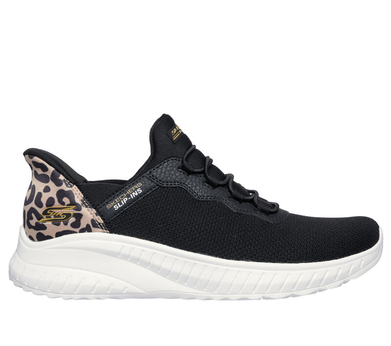 Skechers Slip-ins: BOBS Sport Squad Chaos - Seize The Hour, ZWART, largeimage number 0