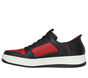 Skechers Slip-ins: Sport Court 92 - Distown, ZWART / ROOD, large image number 4