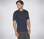 GOKNIT Pique Short Sleeve Henley, MARINE, large image number 0