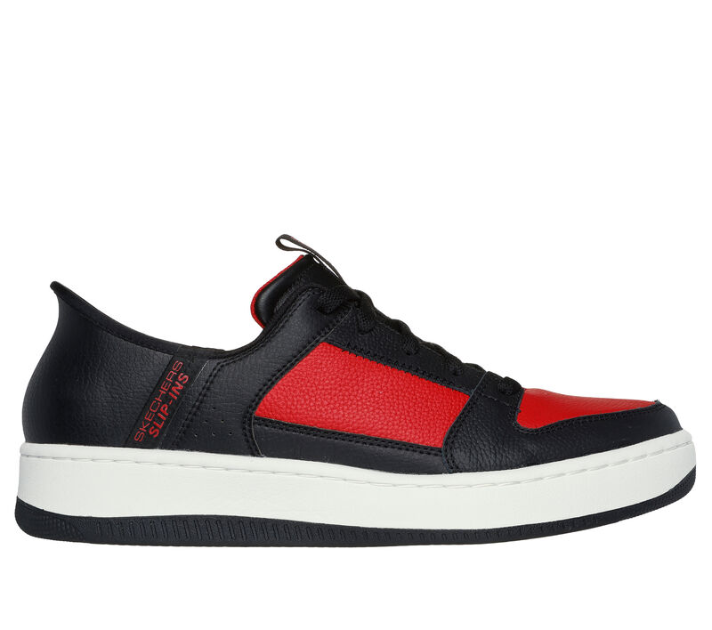 Skechers Slip-ins: Sport Court 92 - Distown, ZWART / ROOD, largeimage number 0