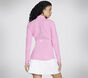 Skechers GO WALK Mesh Jacket, HOT PINK / WHITE, large image number 1