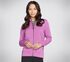 The Hoodless Hoodie GO WALK Everywhere Jacket, PURPLE / HOT PINK, swatch