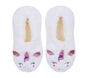 Plush Unicorn Slipper Socks - 1 Pack, WIT, large image number 0