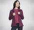 GO SNUGGLE Jacket, BOURGONDIë / ROZE, swatch