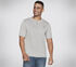 GOKNIT Pique Short Sleeve Henley, LIGHT GRAY, swatch