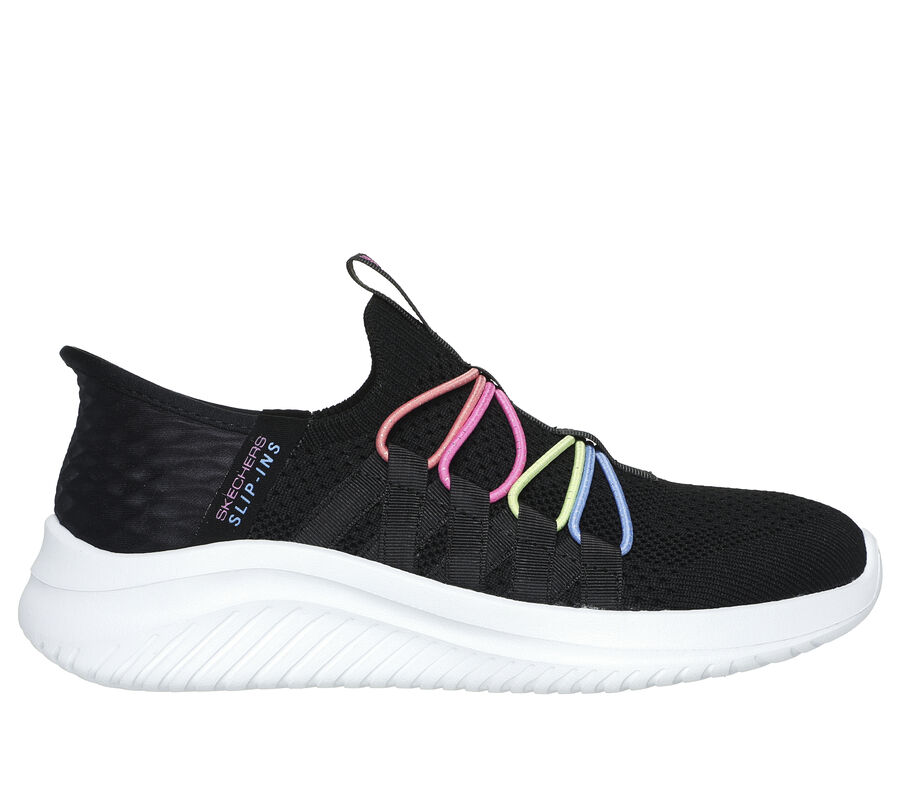 Skechers Slip-ins: Ultra Flex 3.0 - Bungee Fun, ZWART / MULTI, largeimage number 0