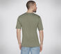 GOKNIT Pique Short Sleeve Henley, LICHT GRIJS / GROENTE, large image number 1