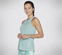 Skechers Apparel Diamond Blissful Tank, TURQUOISE, large image number 0