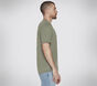 GOKNIT Pique Short Sleeve Henley, LICHT GRIJS / GROENTE, large image number 2