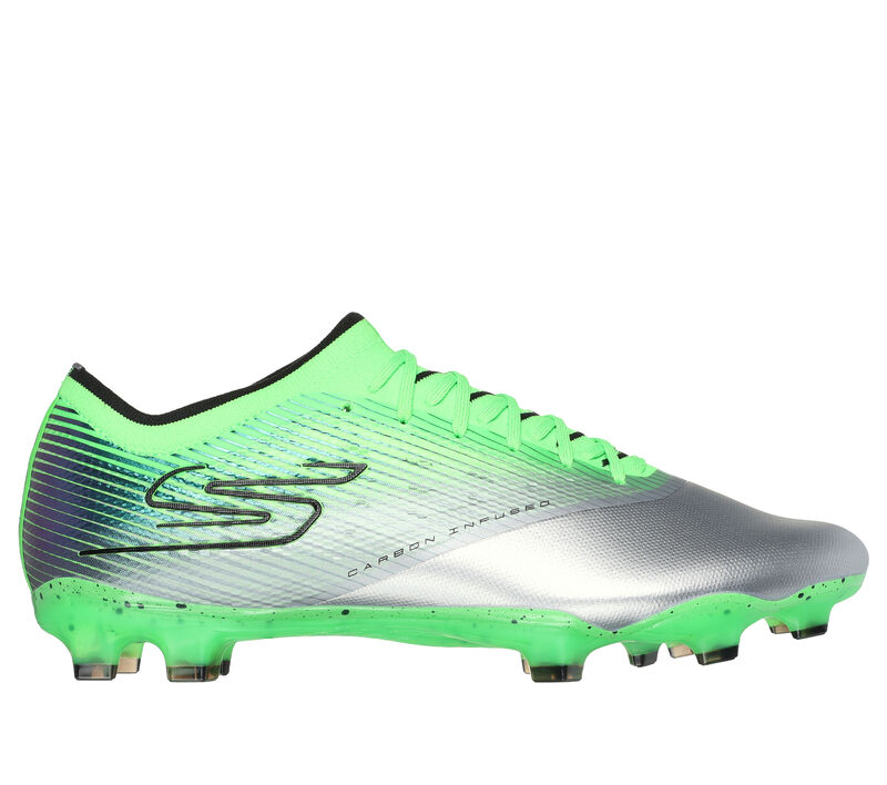 SKECHERS RAZOR™, SILVER / LIME, largeimage number 0