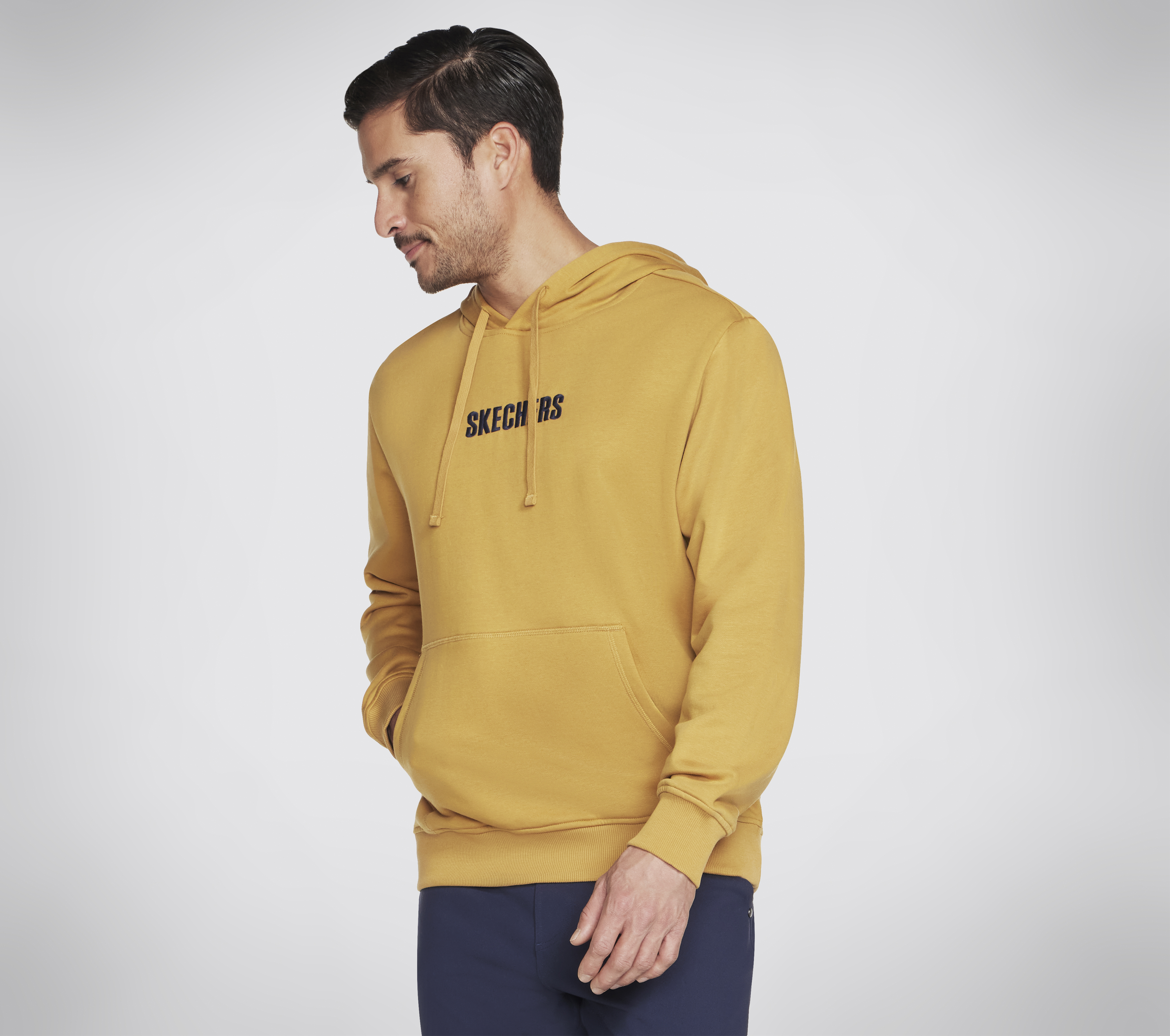 Skechers hoodie store mens orange